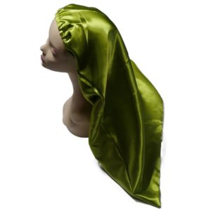 Lime-Green-Long-Silk-Bonnet